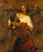 Jacob wrestling with the Angel