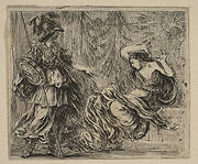 Pallas et Arachne, from 'Game of Mythology' (Jeu de la Mythologie)