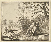The Wolf Accuses Renard Once Again from Hendrick van Alcmar's Renard The Fox