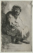 Beggar Seated on a Bank