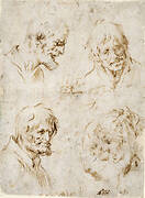 Studies of five heads