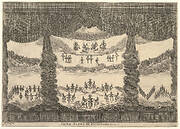 Sixth scene, the heavens, from 'The marriage of the gods' (Le nozze degli Dei)