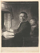 Lieven Willemsz van Coppenol, Writing Master: the smaller plate