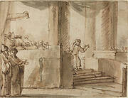 Judas Leaving the High Priest