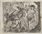 Orpheus and Eurydice, from 'Game of Mythology' (Jeu de la Mythologie)