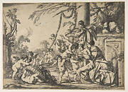 The Virgin and Christ Child Served by Angels