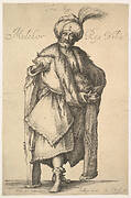 Melchior, after Three Magi series by Jacques Bellange