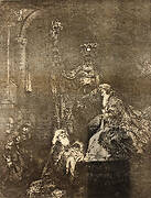 The presentation in the Temple in the dark manner