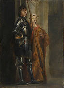 Saints George and Cecilia (after Antonello da Messina)