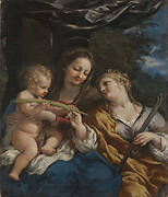 The Madonna and Child with Saint Martina